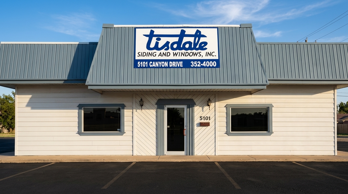 Tisdale Siding & Windows headquarters at 5101 Canyon Dr in Amarillo, TX